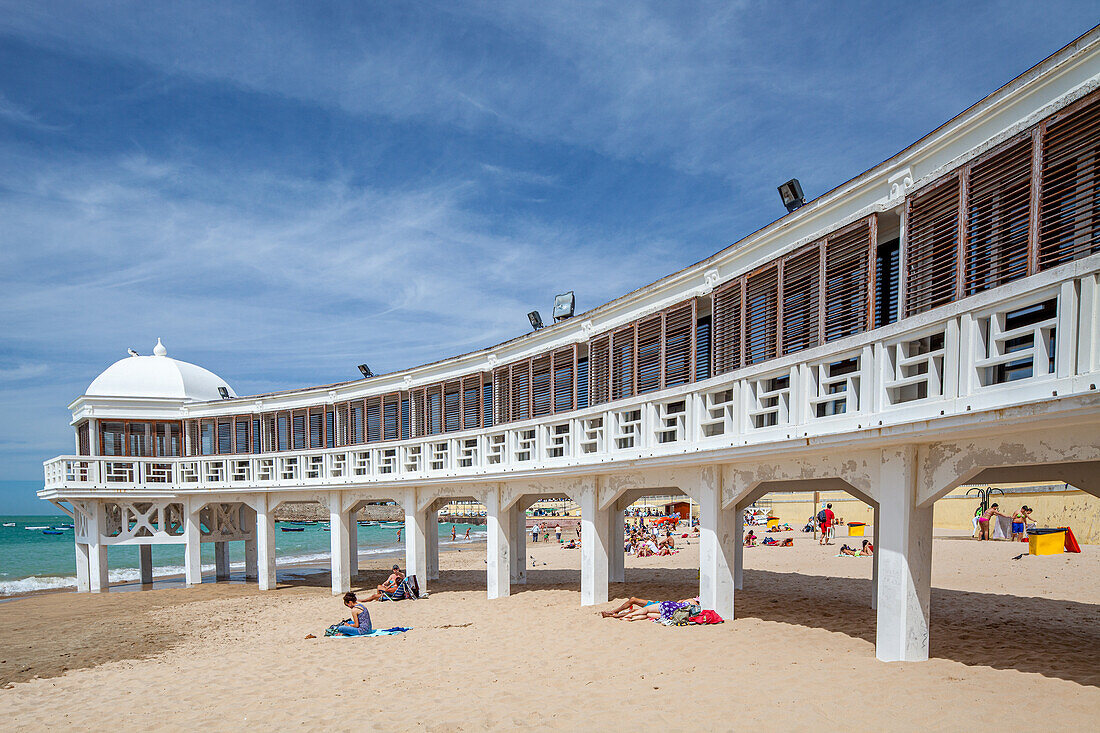 Sunny Day at La Palma Y La Caleta Beach, Cadiz