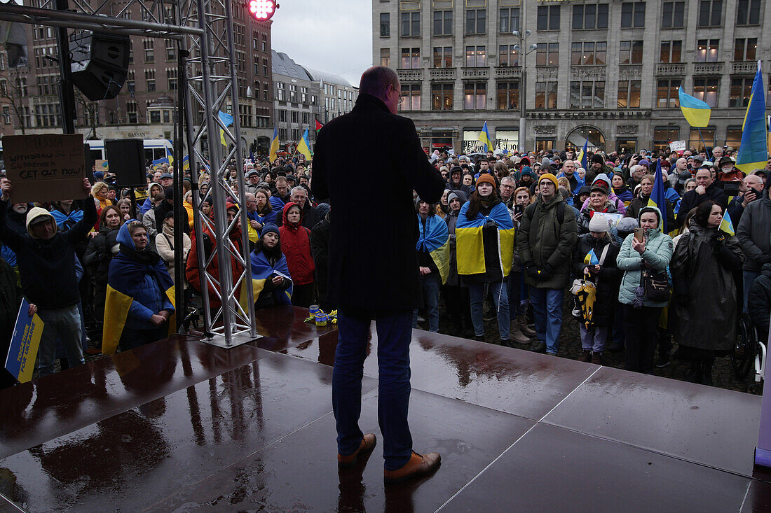 Rally to Mark Two Years Since Russia Invaded Ukraine