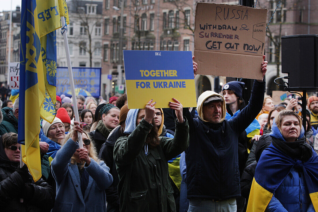 Rally to Mark Two Years Since Russia Invaded Ukraine