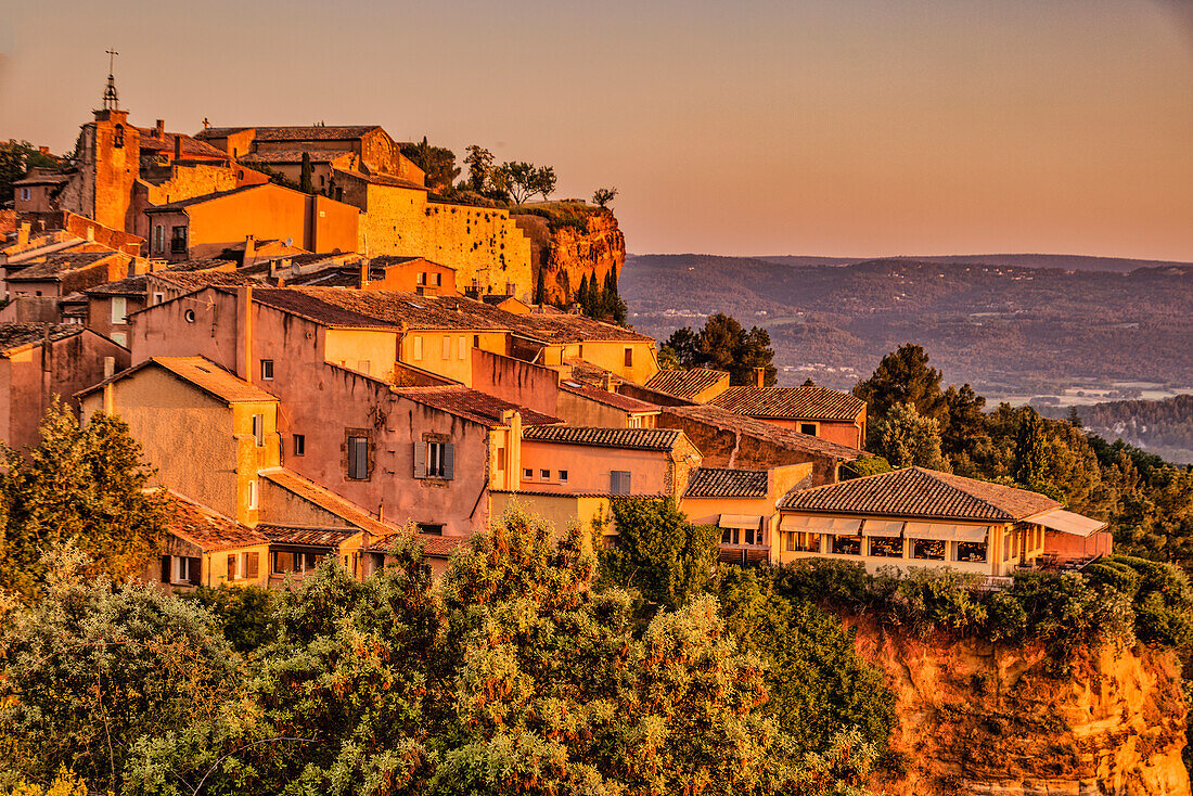 Roussillon Morgen, Provence, Frankreich