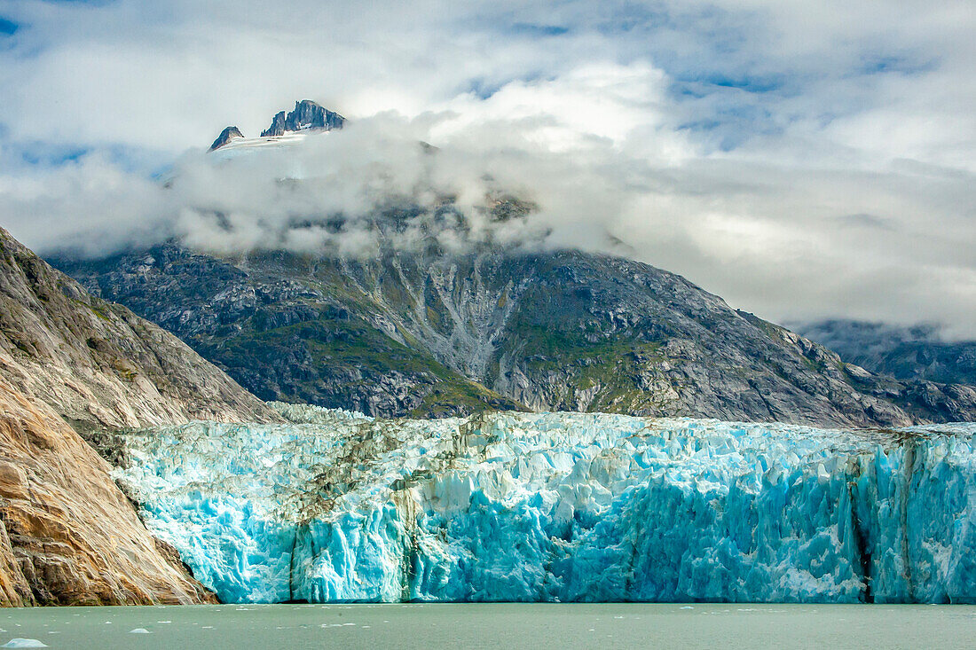 USA, Alaska, Tongass National Forest. Dawes Glacier in Endicott Arm inlet.