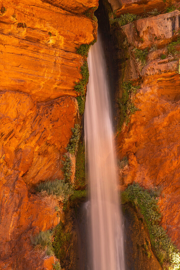 USA, Arizona, Grand Canyon National Park. Deer Creek Falls scenic.