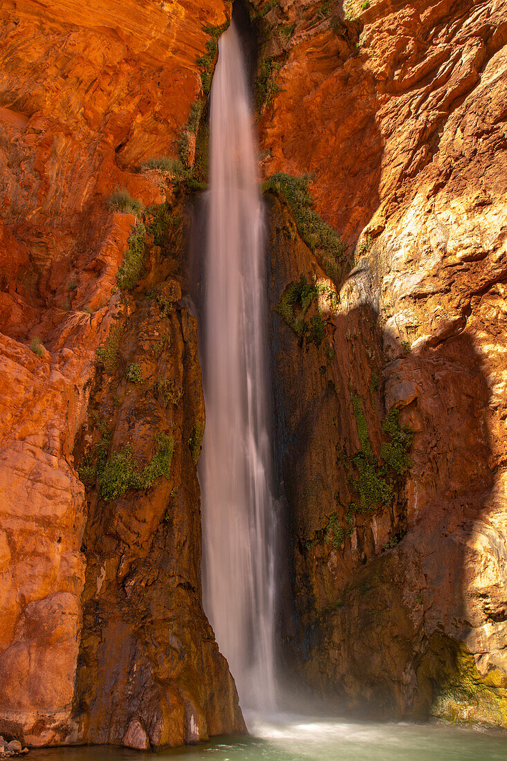 USA, Arizona, Grand Canyon National Park. Deer Creek Falls scenic.