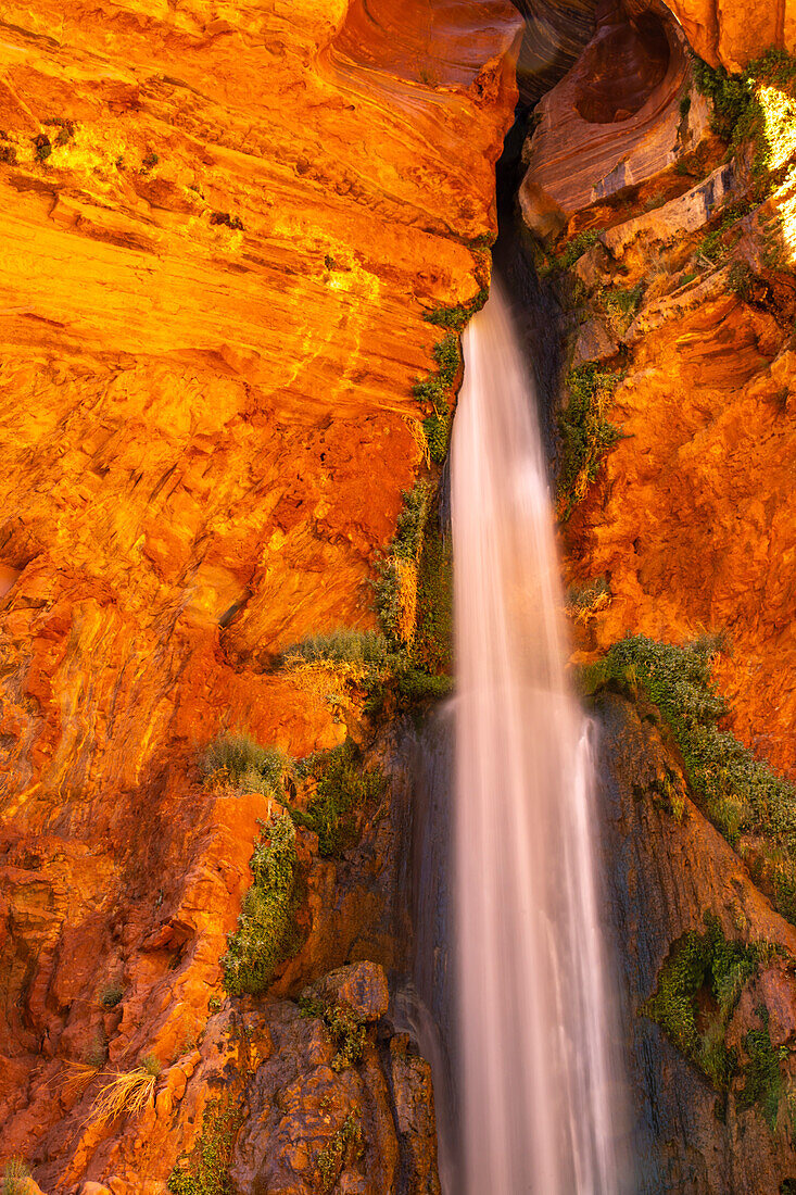 USA, Arizona, Grand Canyon National Park. Deer Creek Falls scenic.