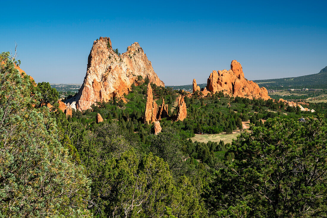 USA, Colorado Springs, Colorado. Garden of the Gods.