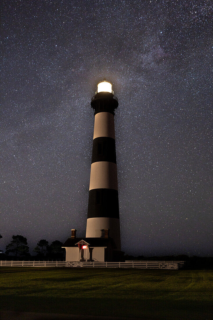 USA, Nordkarolina, Nags Head. Leuchtturm von Bodie Island