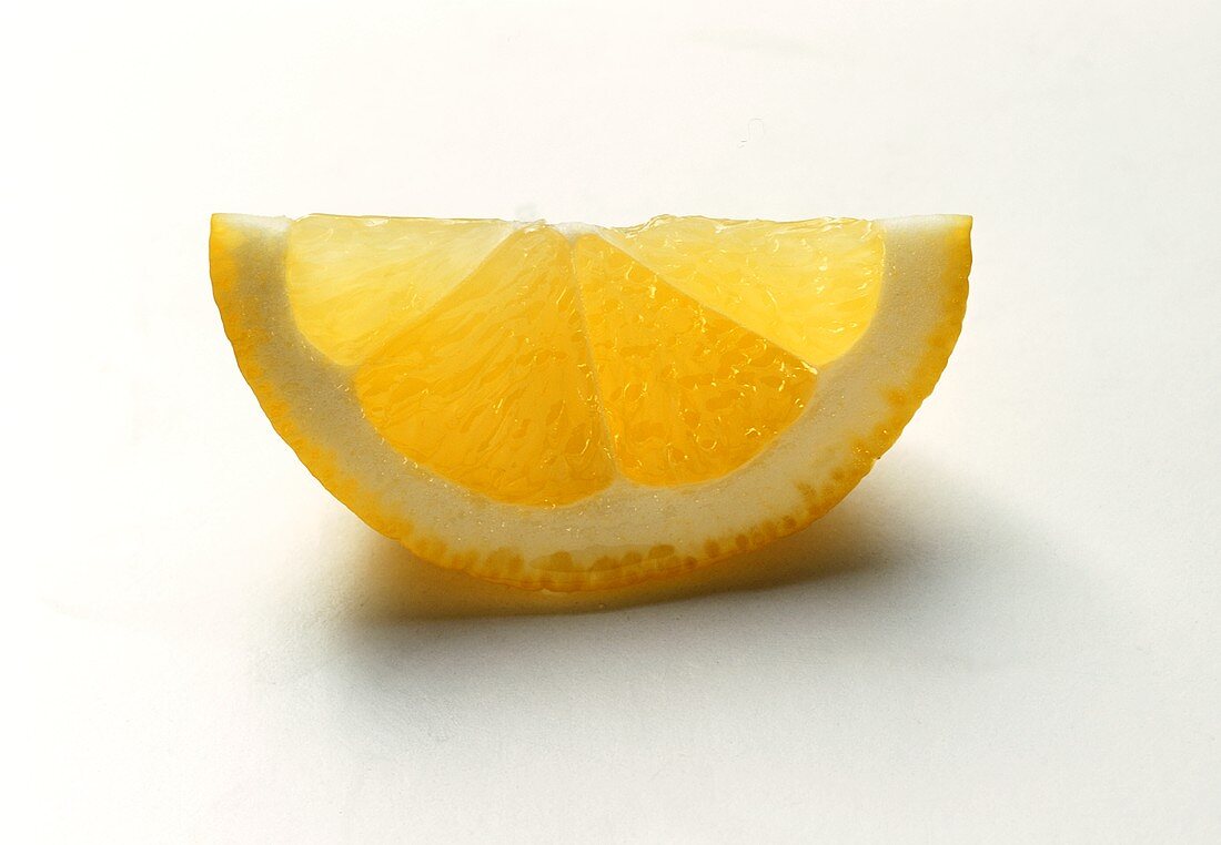 A slice of lemon