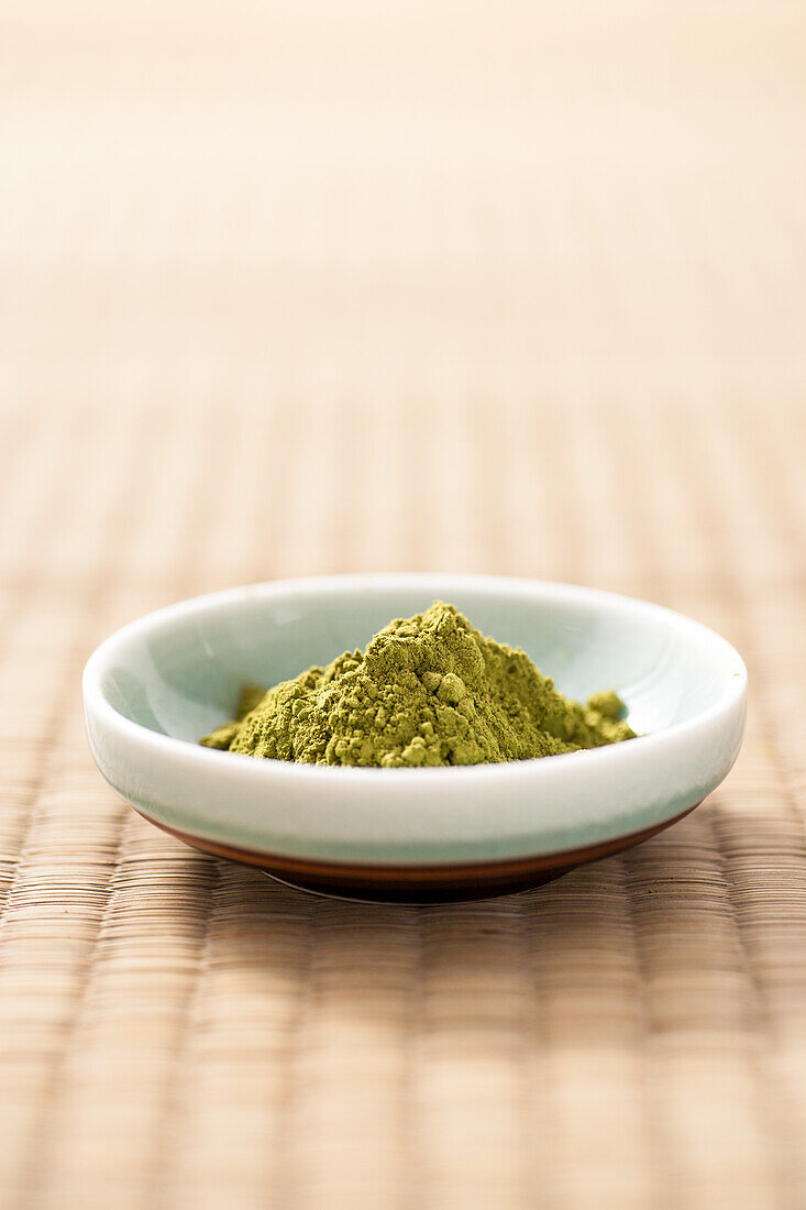 Wasabi powder in bowl