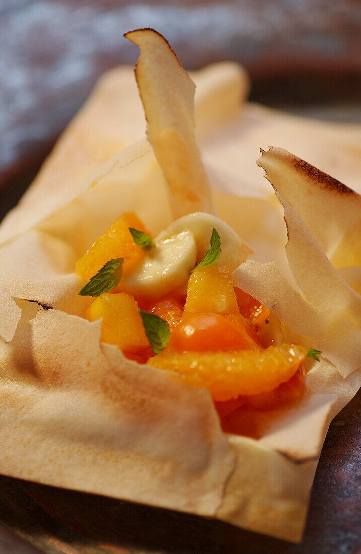 Dumplings with fruit filling