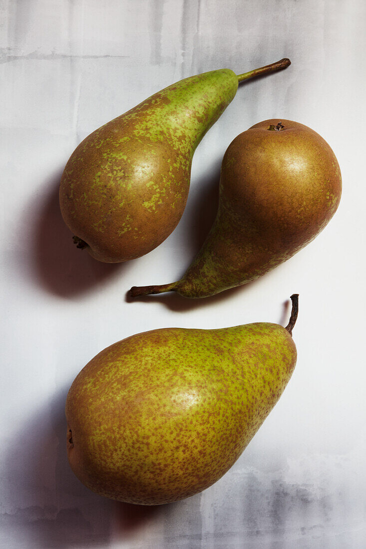 Pears on a light-coloured base