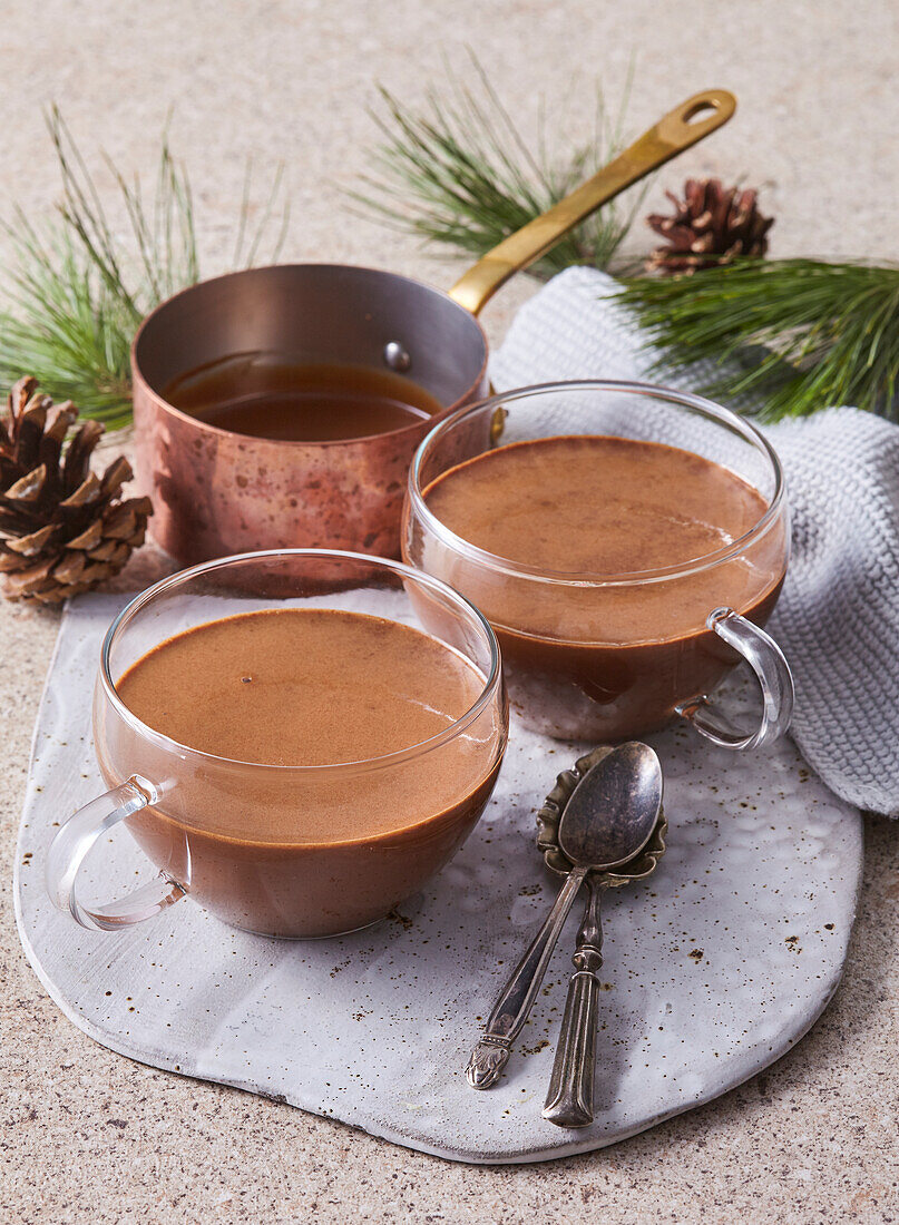 Heiße Schokolade mit Whiskey