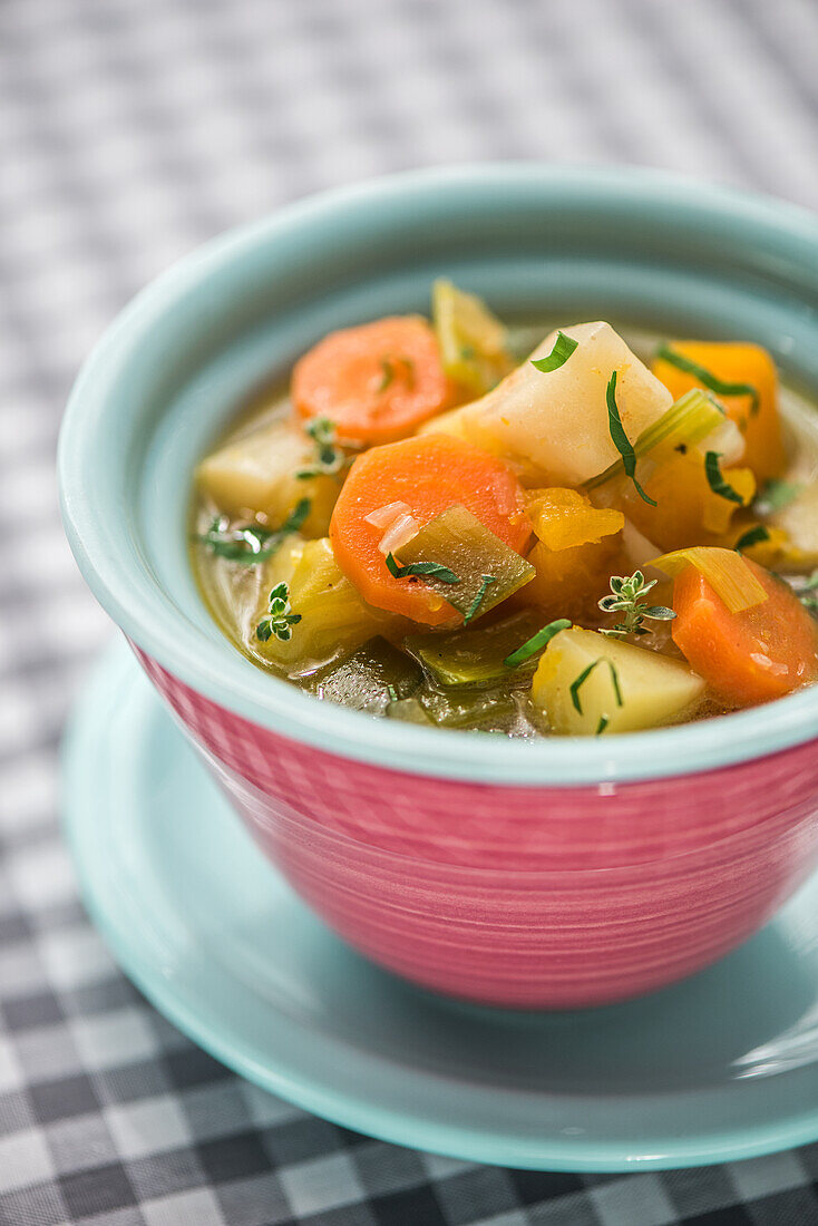 Colourful vegetable stew