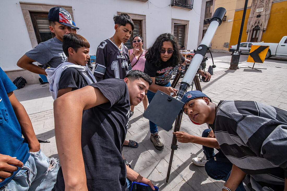 Sonnenfinsternis am 8. April 2024, Nazas, Mexiko