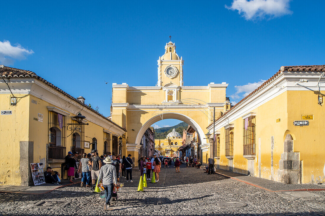 Santa Catalina Arch, Antigua Guatemala at Day time