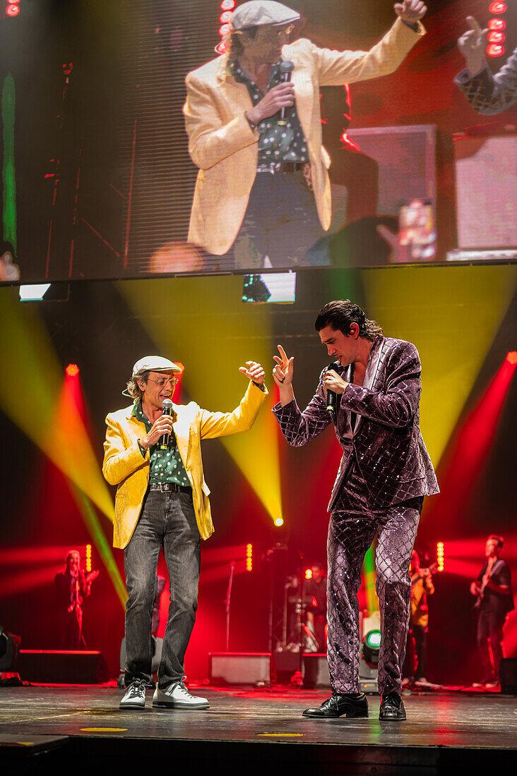 Tacho & Los Manolos performing live at the MIN Independent Music Awards 2024, Zaragoza, Spain