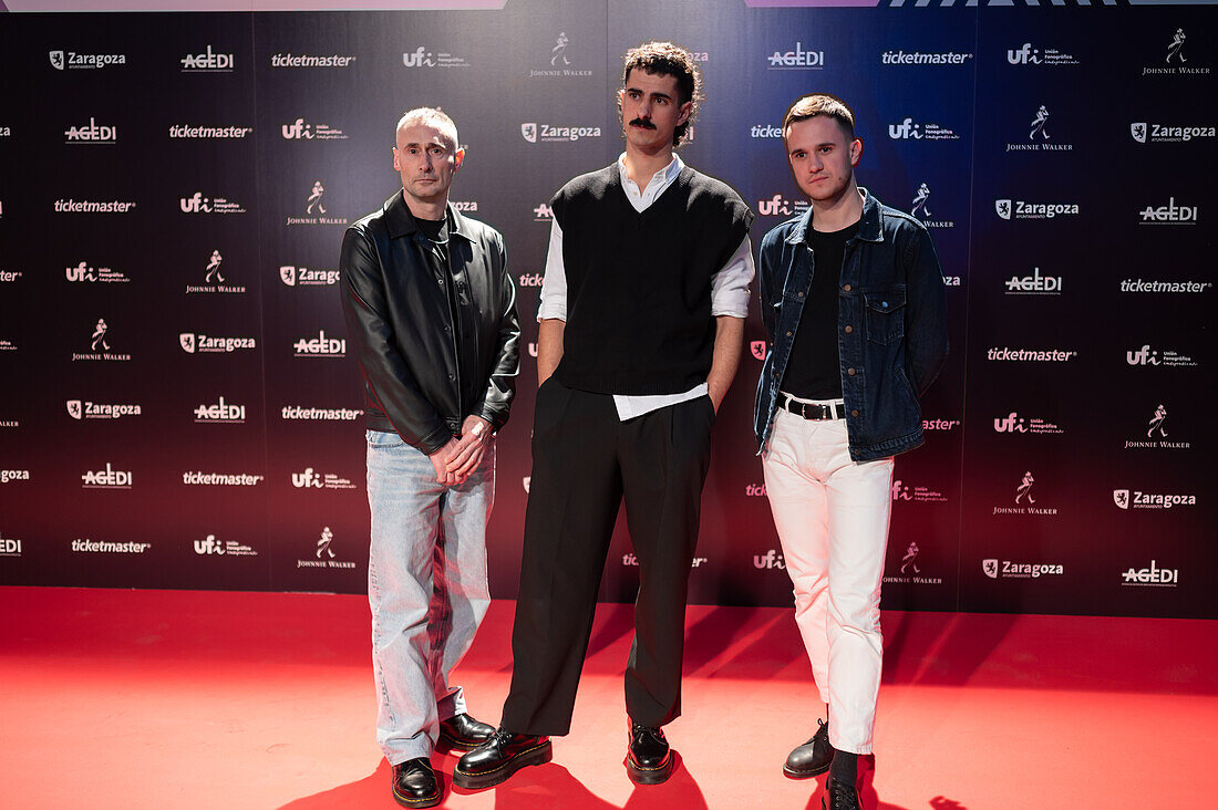 Roter Teppich bei den MIN Independent Music Awards 2024, Zaragoza, Spanien