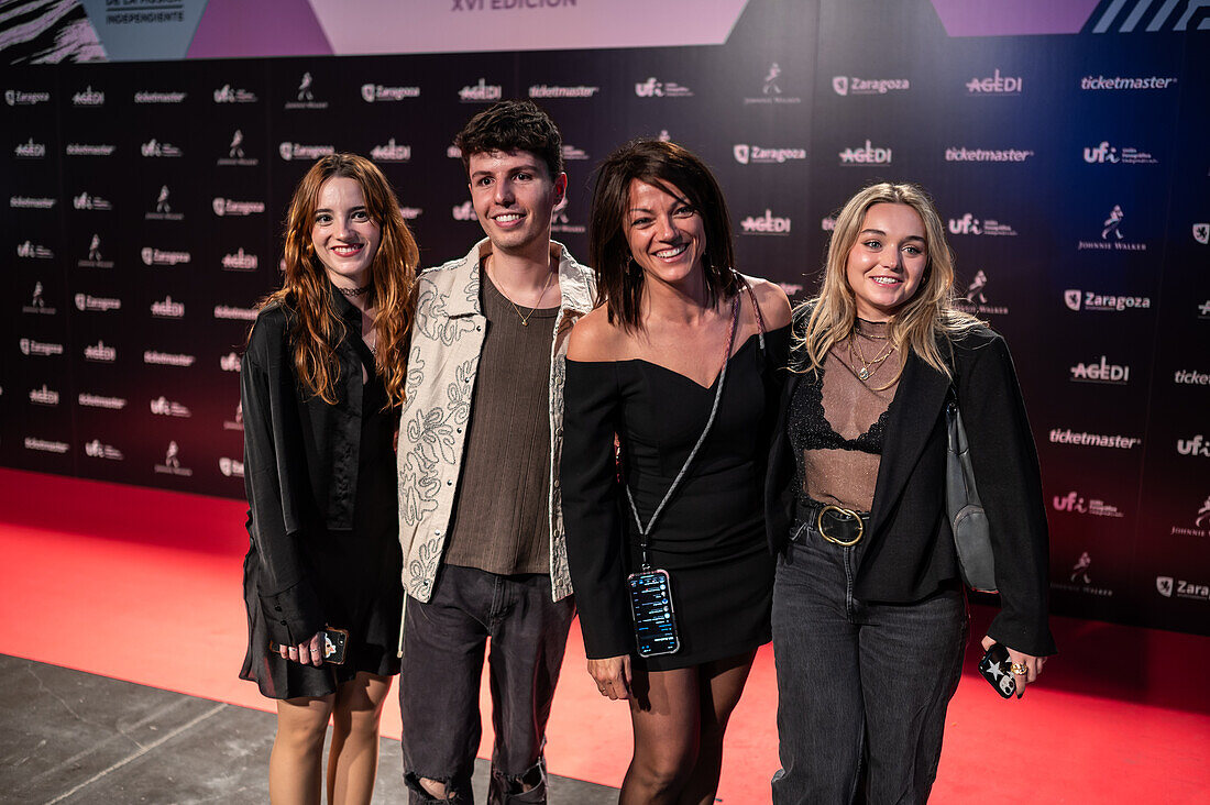 Organisationsteam bei den MIN Independent Music Awards 2024, Zaragoza, Spanien