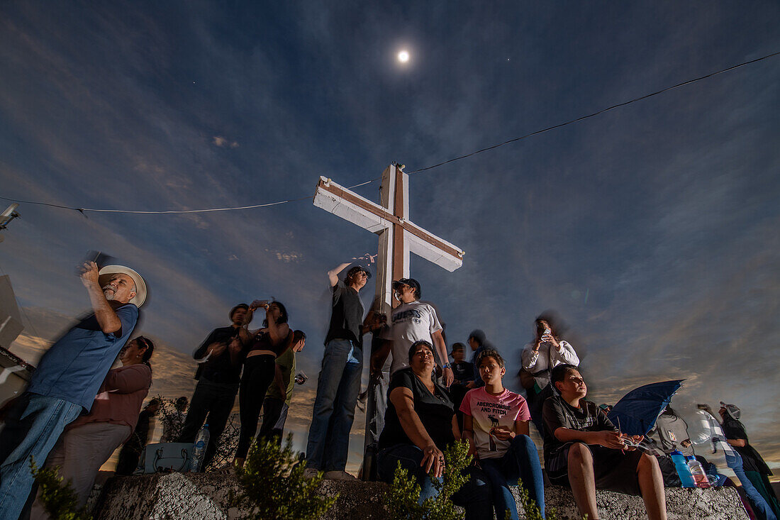 Solar eclipse of April 8 2024, Nazas, Mexico