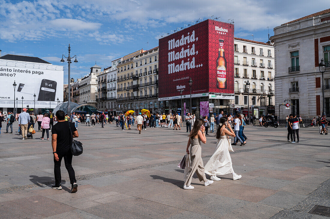 Straßen von Madrid während des San Isidro-Festes