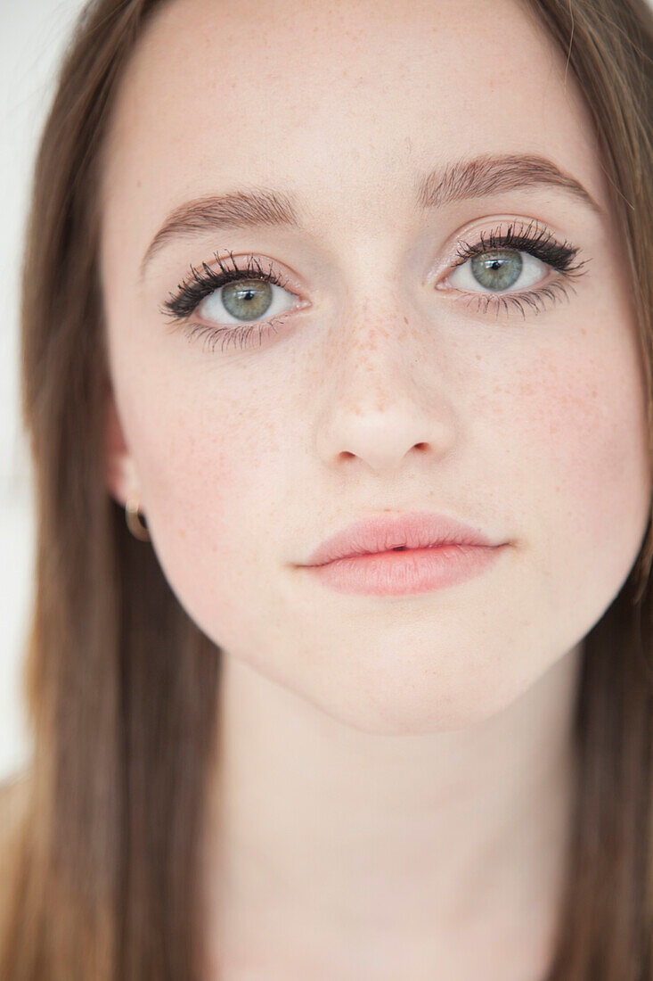 Portrait of Teenage Girl, Close-up view