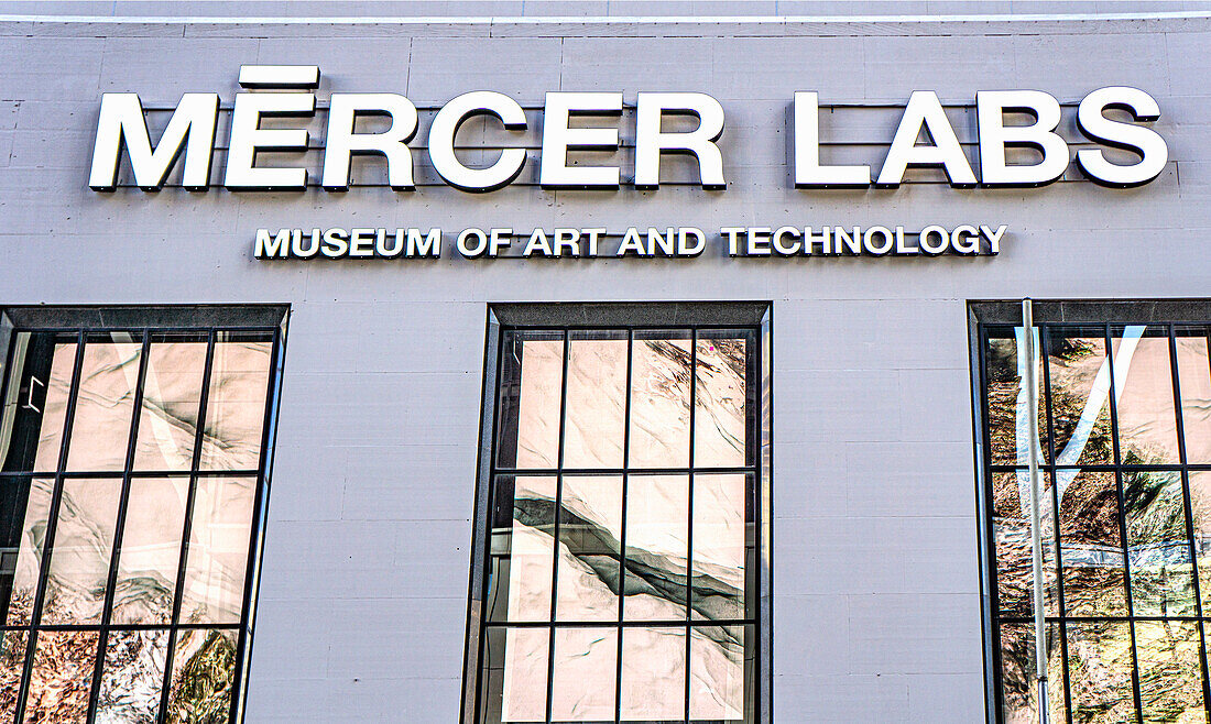 Mercer Labs Museum of Art Technology, Gebäudeaußendetail, New York City, New York, USA