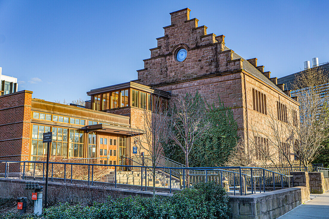 Institut für soziale und politische Studien, Außenansicht, Yale Universität, New Haven, Connecticut, USA