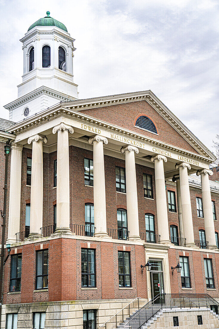 Edward Mallinckrodt Chemistry Laboratory, Außenansicht, Harvard-Universität, Cambridge, Massachusetts, USA