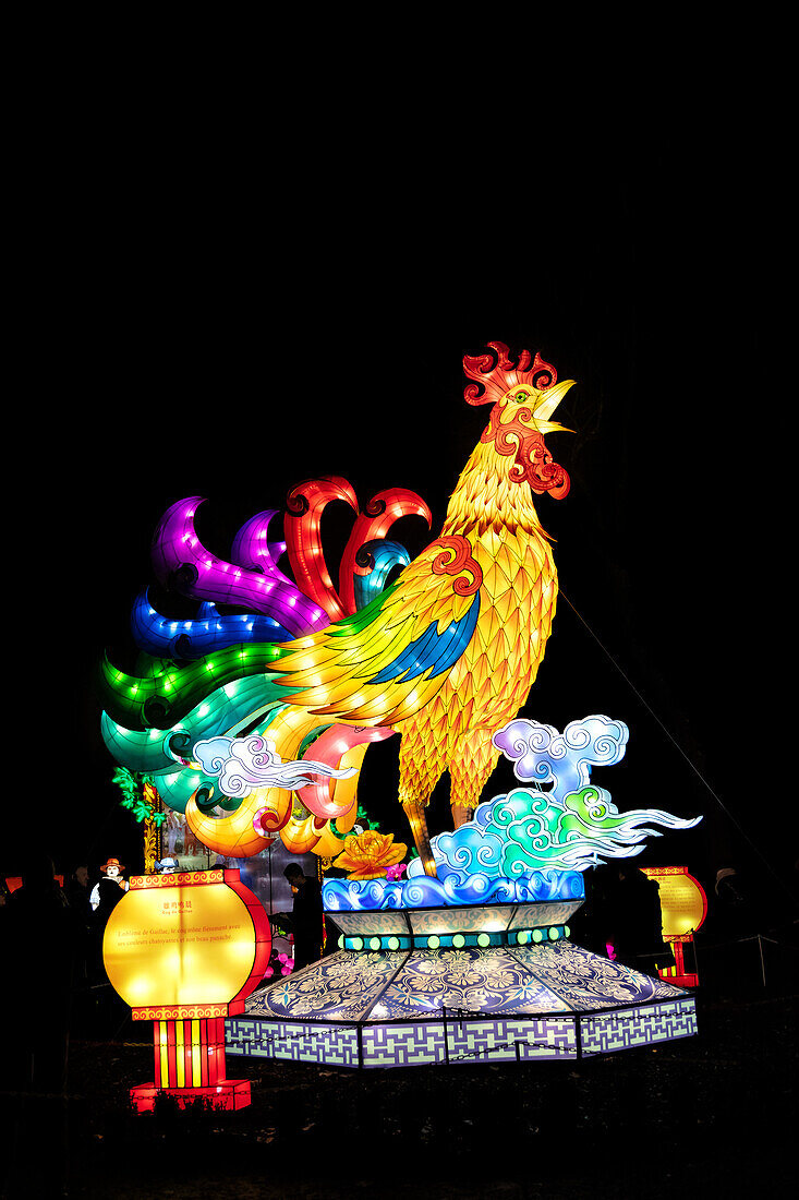 Lantern festival of Gaillac,Tarn,Occitanie,France. Du 01-12-2018 au   06-02-2019 au Château de Foucaud.