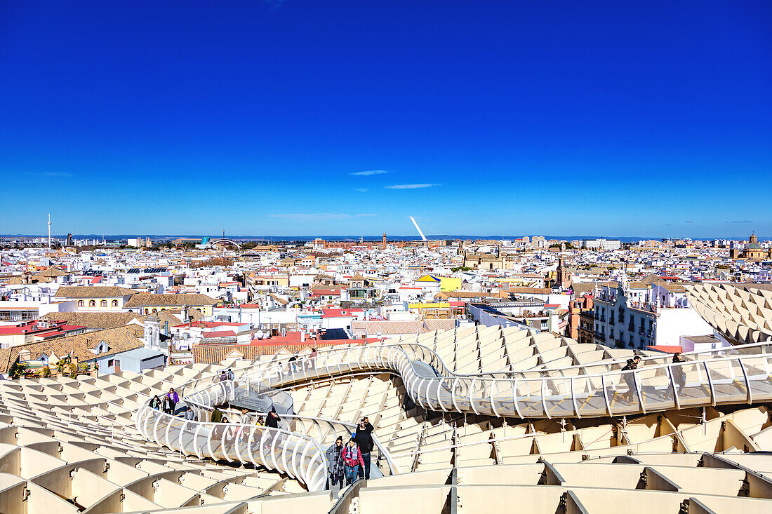 Metropol Parasol of Seville,Andalusia,Spain(arch. Juergen Mayer)