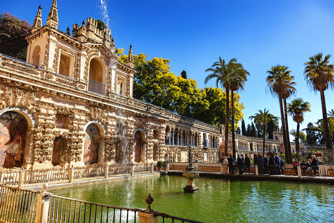 Real Alcázar of Seville,Andalusia,Spain