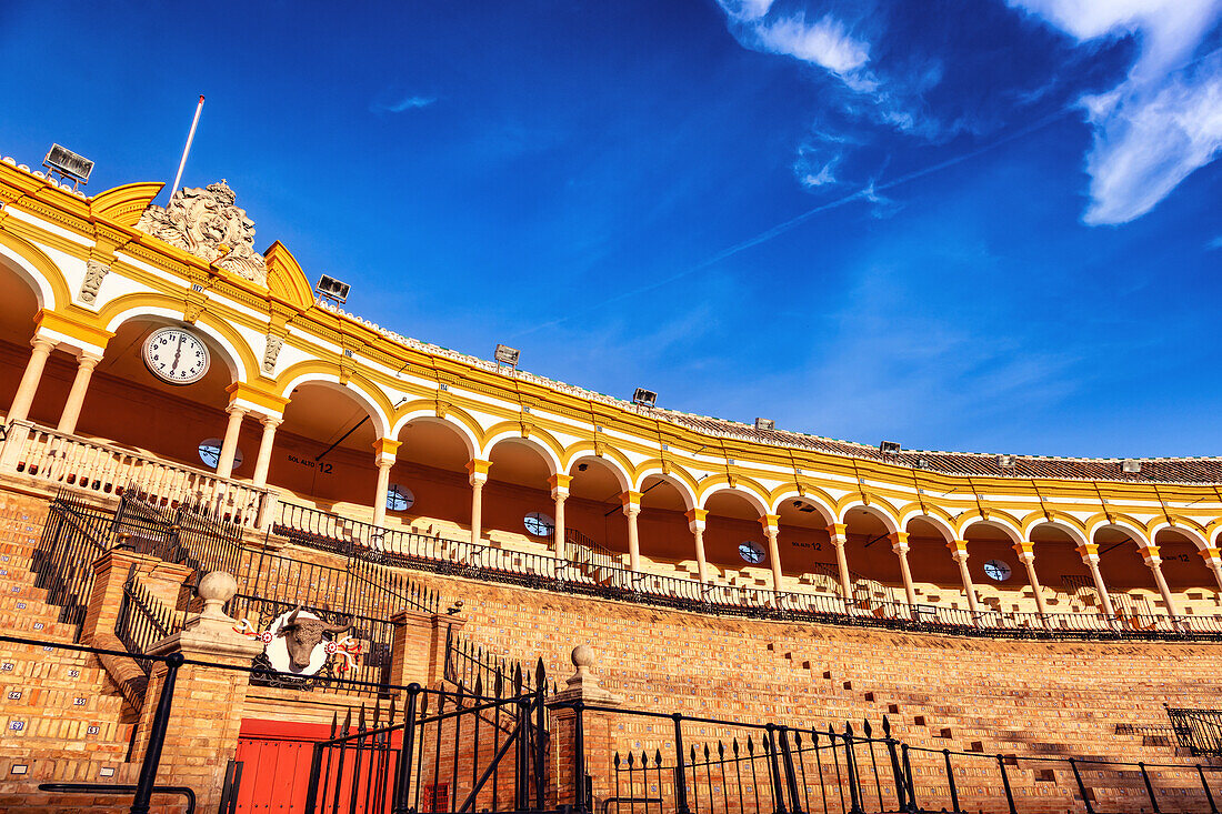 Arenas der Maestranza von Sevilla, Andalusien, Spanien