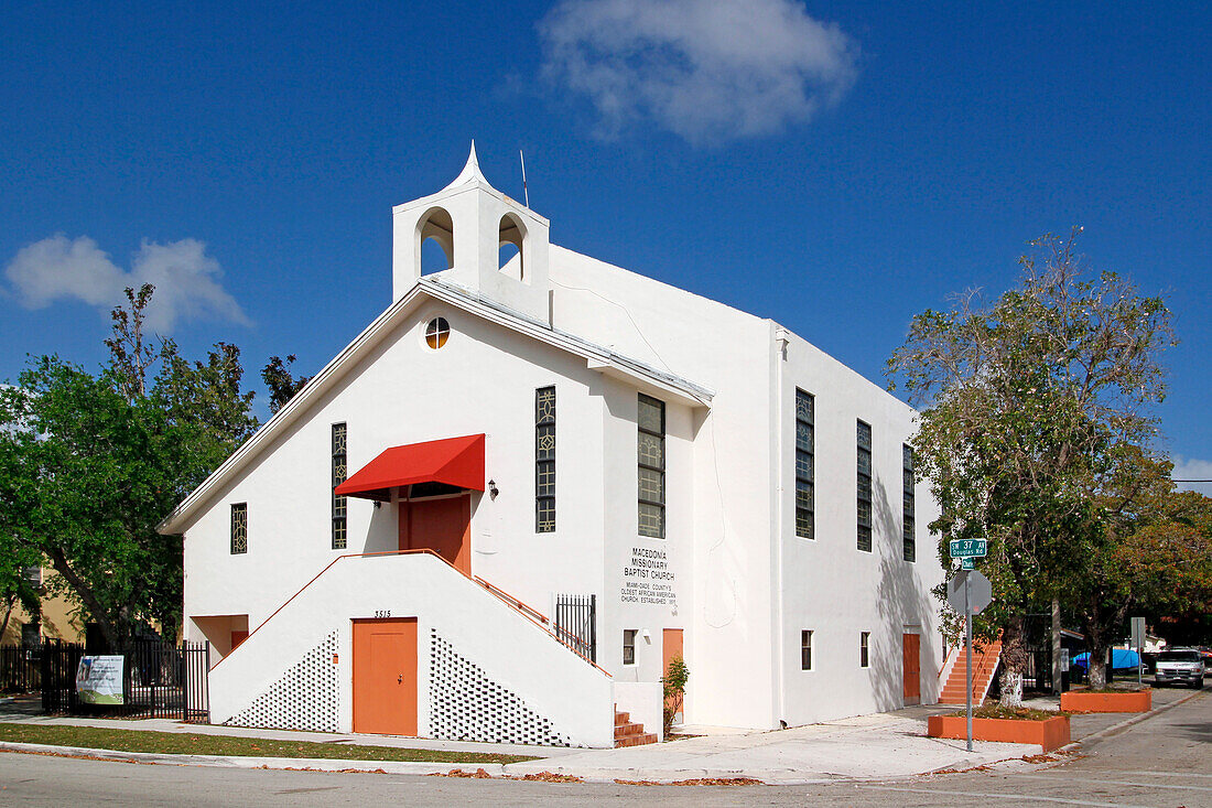 USA. Florida. Miami. Coconut Grove neighborhood. Baptist Church.