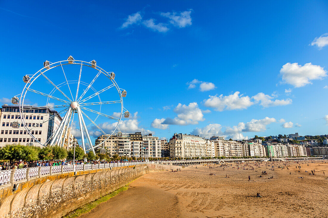 San Sebastian,Spanien - 07. September 2019 - Alderdi-Eder-Park