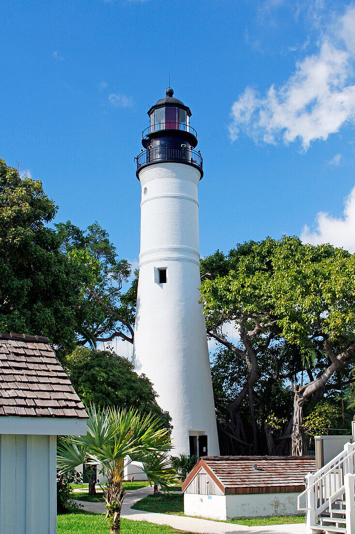 USA. Florida. Die Keys. Key West. Historisches und touristisches Zentrum. Der Leuchtturm.