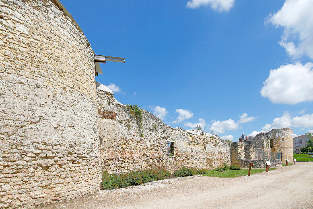 France. Seine et Marne. Brie Comte Robert. The castle,site of archaeological excavations.