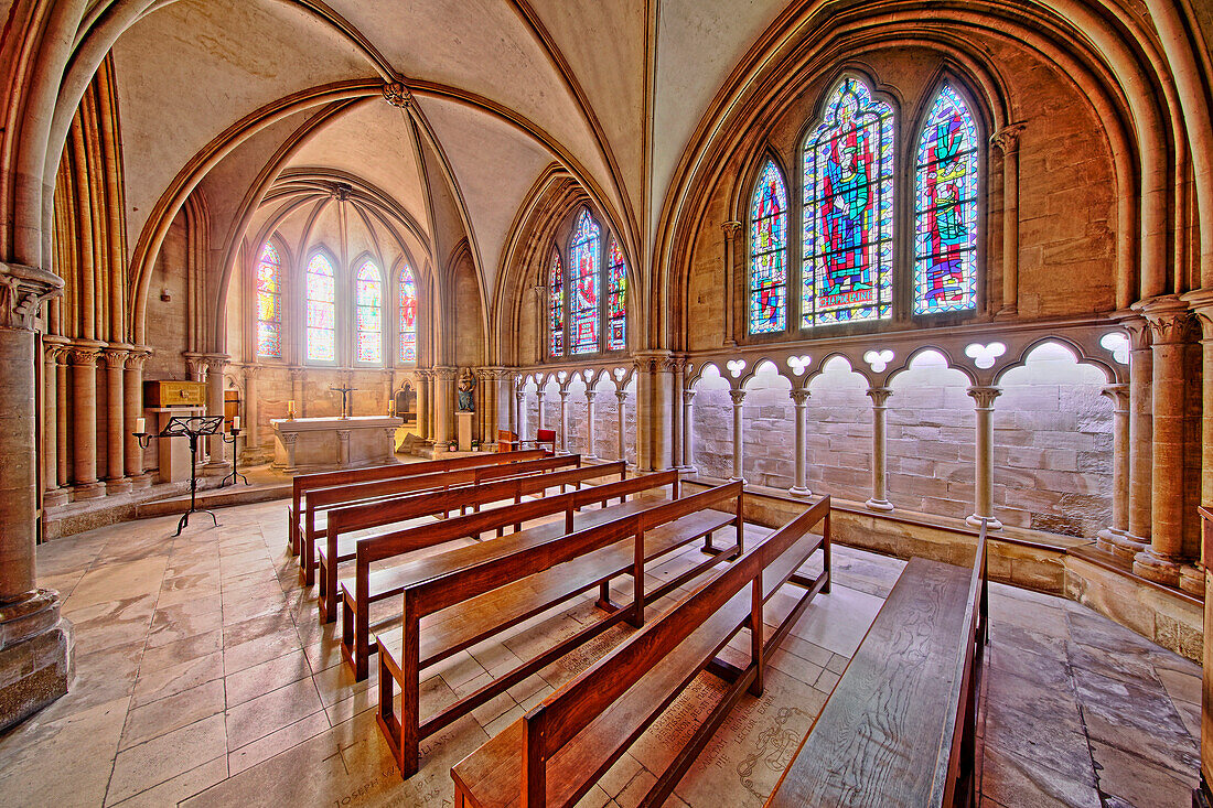 Frankreich. Normandie. Departement Manche. Coutances. Kathedrale. Kapelle des Heiligsten Herzens.