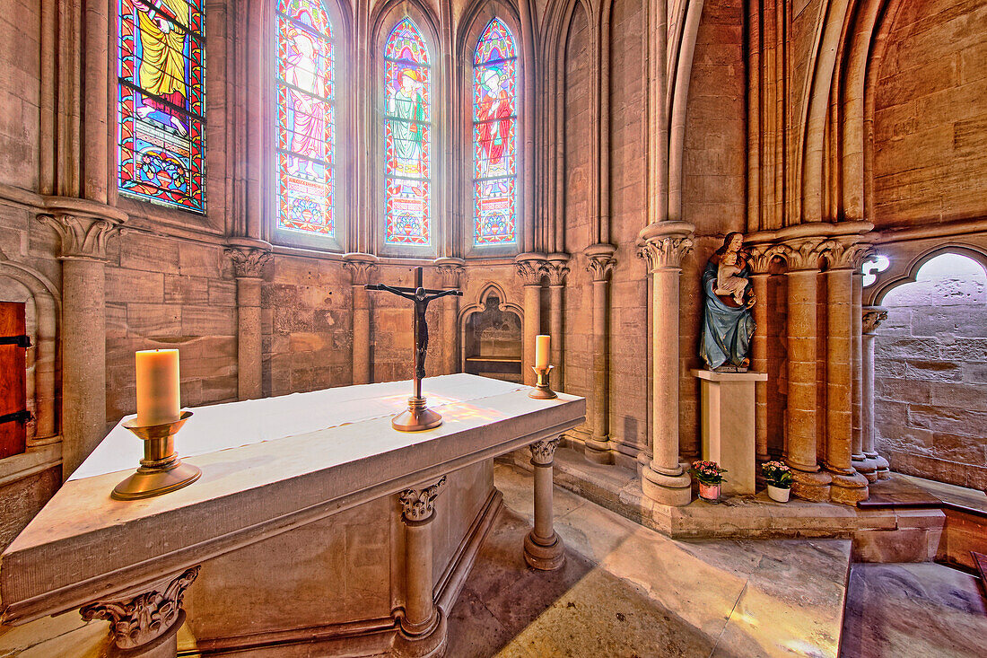 Frankreich. Normandie. Departement Manche. Coutances. Kathedrale. Kapelle des Heiligsten Herzens.