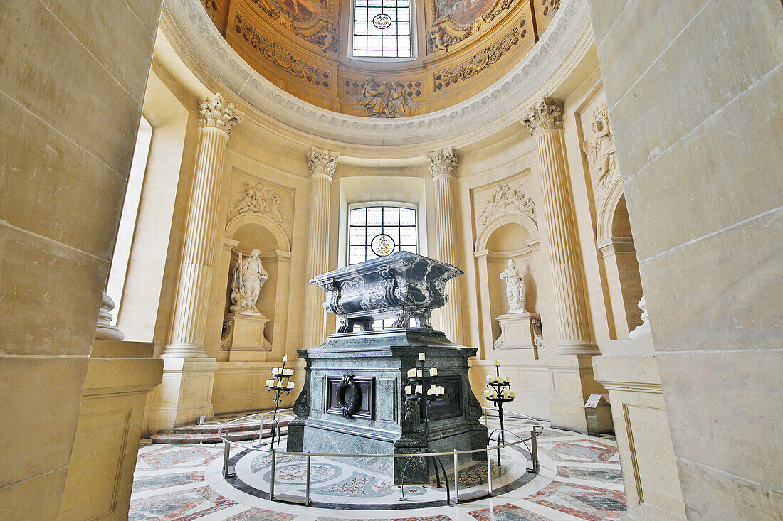 France. Paris. 7th district. Hotel invalid. Army museum. Saint Augustin Chapel. Tomb of Joseph Bonaparte.