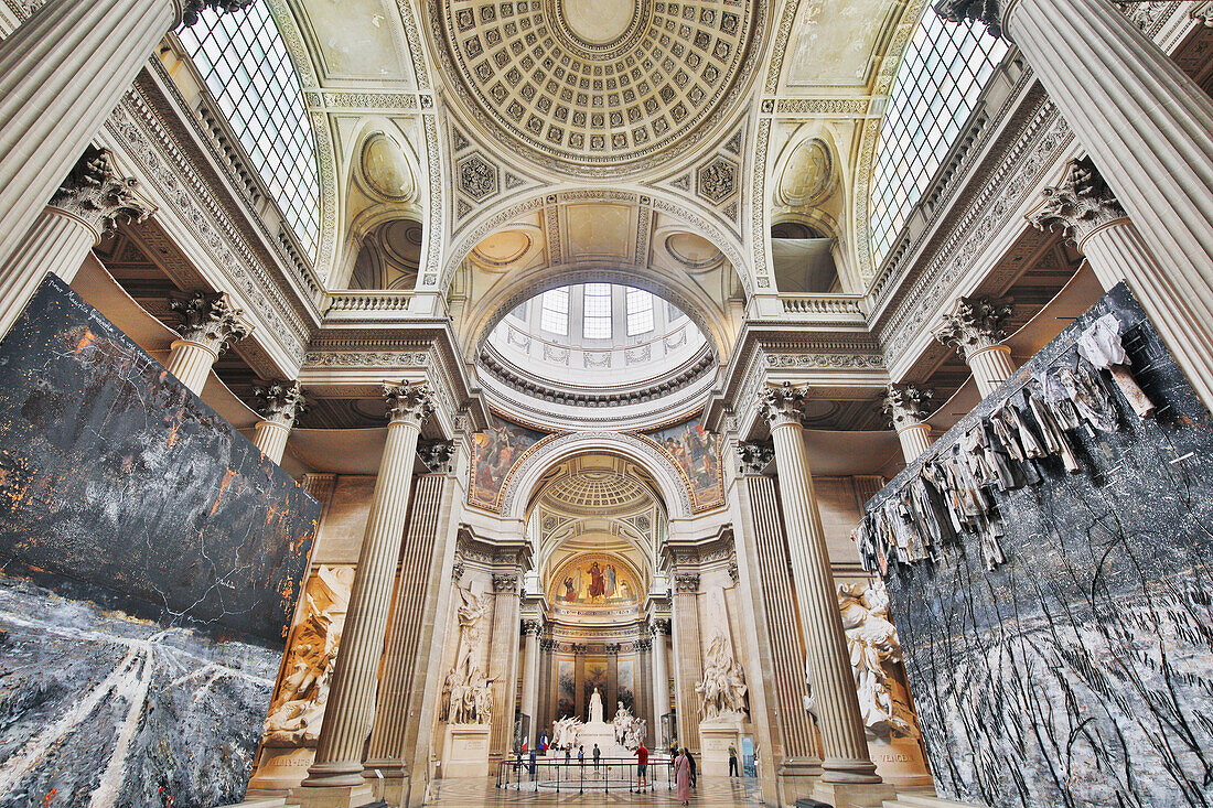 France. Paris. 5th district. The Pantheon. Almost empty museum. Covid period.