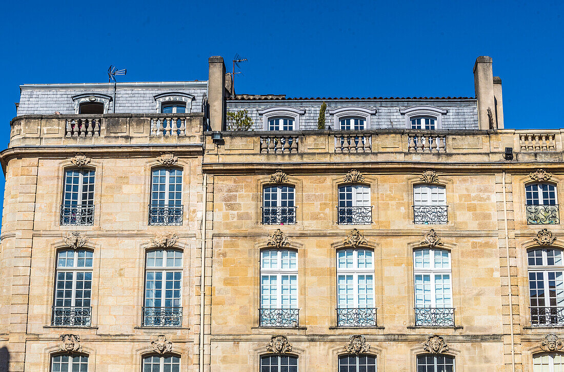 France,New Aquitaine,Bordeaux,Saint Pierre district,buildings Place du Parlement (UNESCO World Heritage)