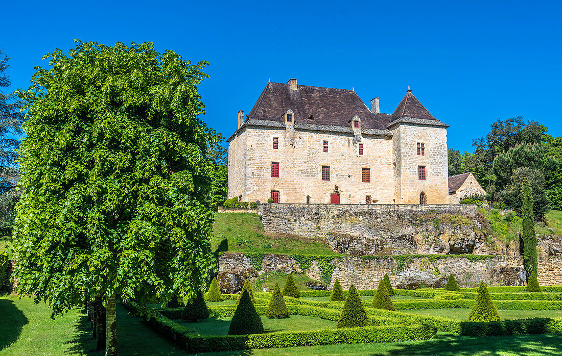 France,Perigord,Dordogne,Reignac castle (12th-15th centuries)