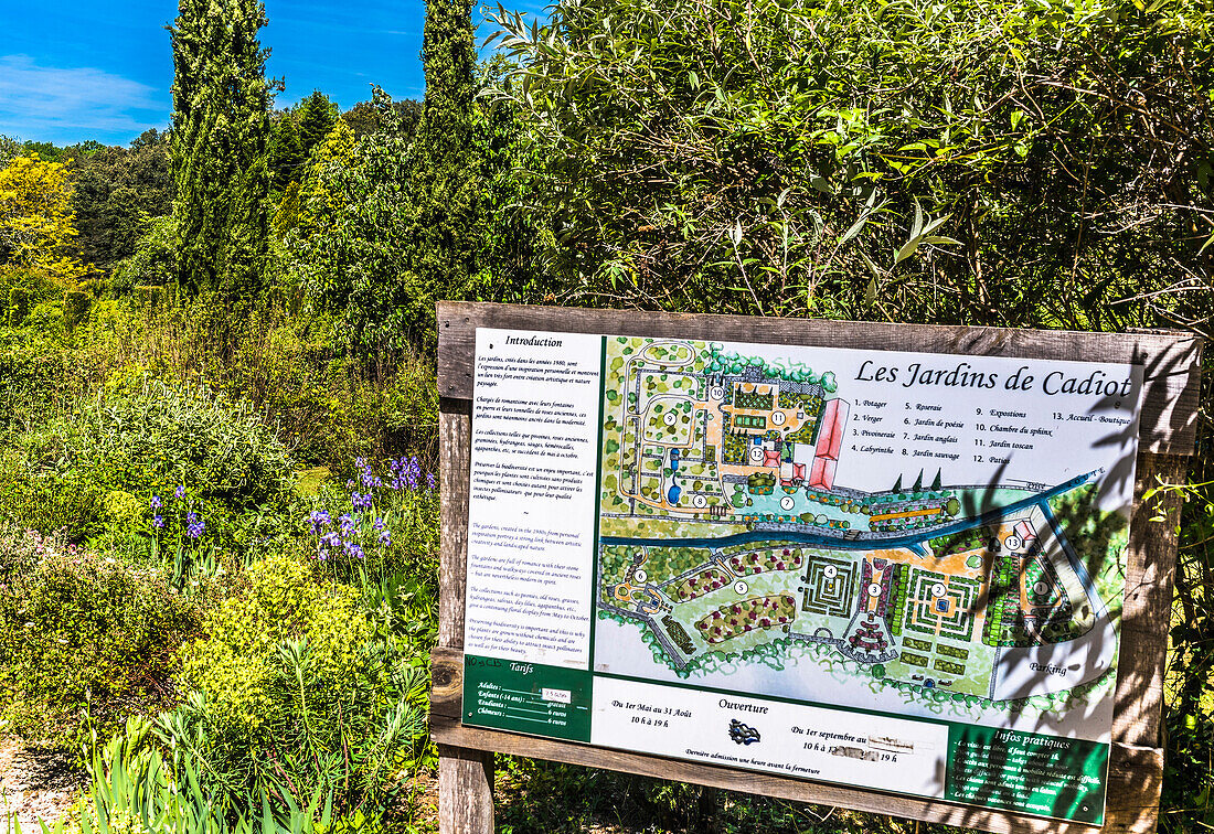 Frankreich,Perigord,Dordogne,Cadiot Gärten in Carlux (Gütesiegel „Bemerkenswerter Garten“)