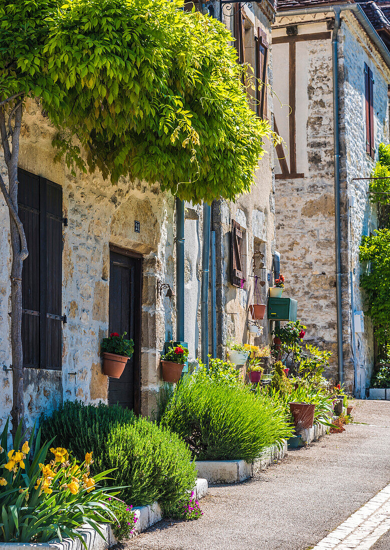 Frankreich,Okzitanien,Quercy,Lot,Montvalent Dorf