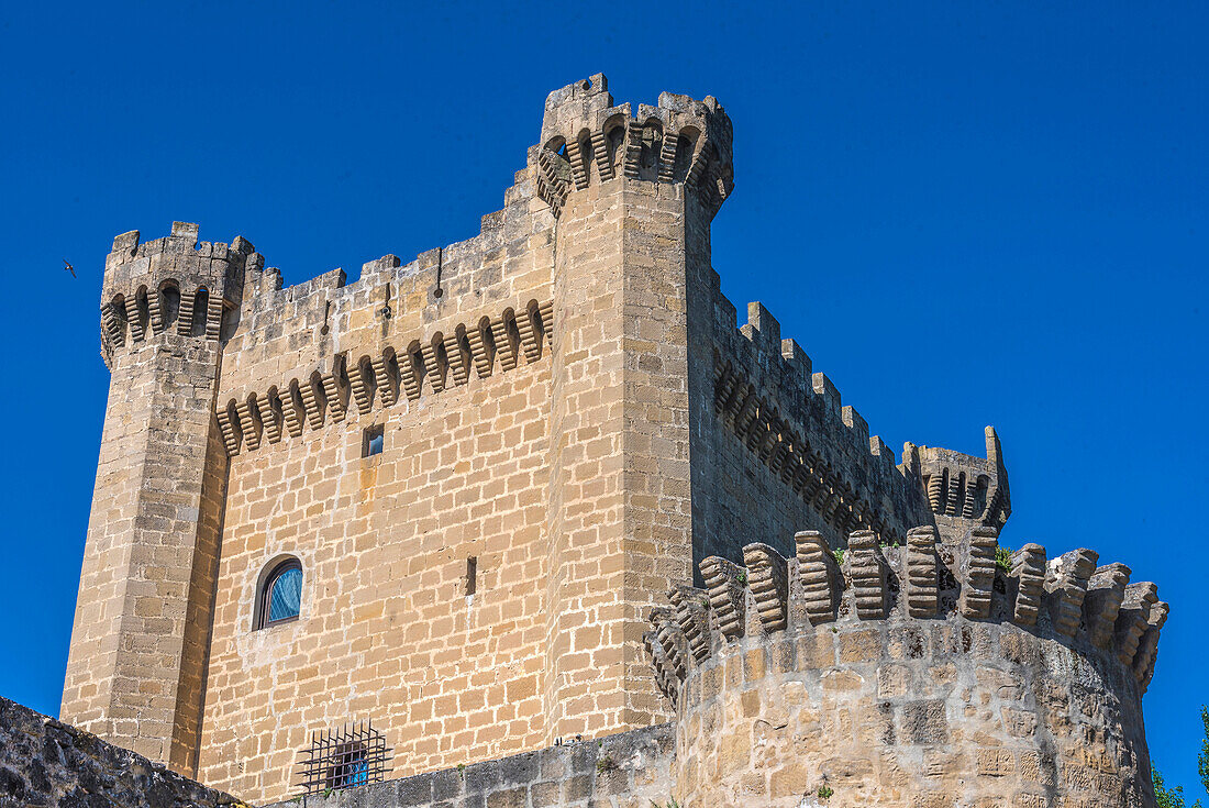 Spain,Rioja,Sajazarra (Most Beautiful Village in Spain),15th century castle