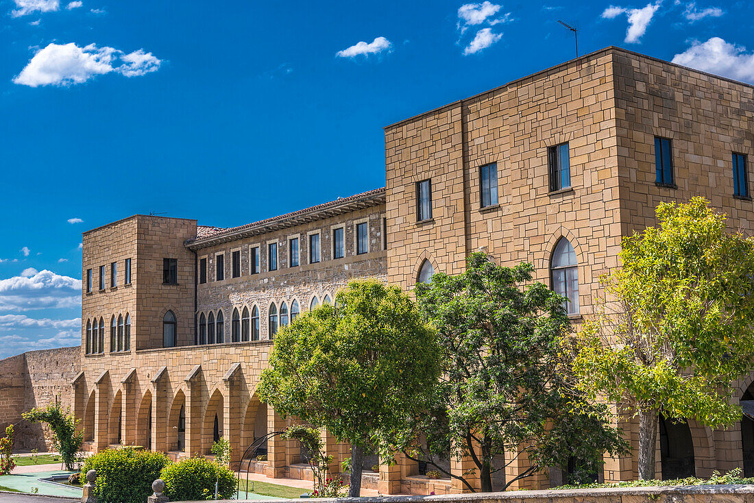 Spain,Rioja,Briones medieval village (Most beautiful village in Spain),monastery Santa Maria de la Estrella,hotel