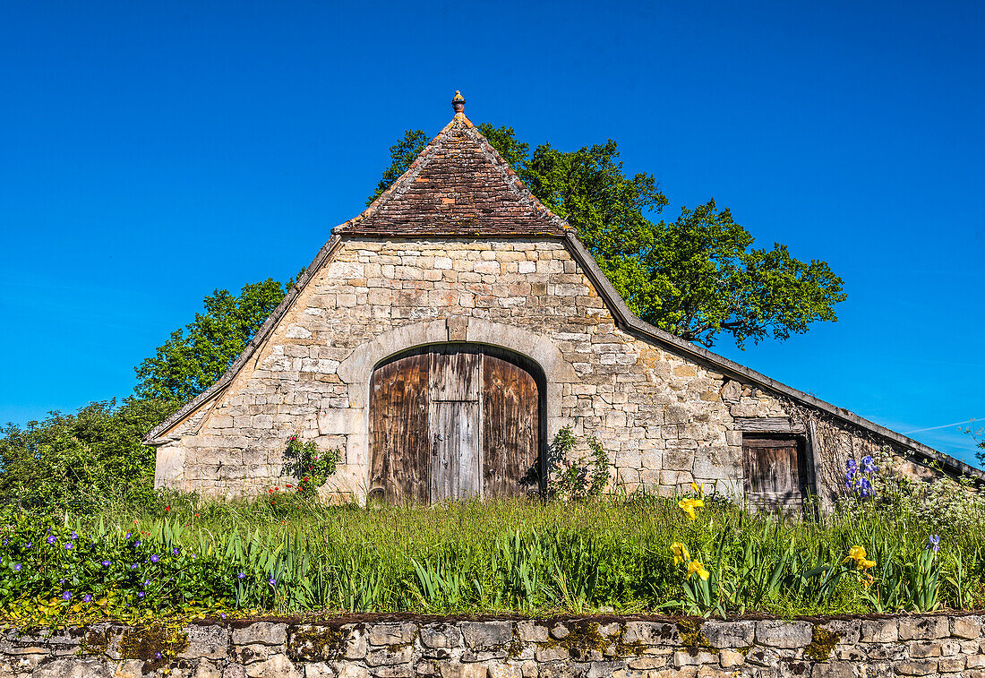 France,Causses du Quercy natural regional Park,Lot,barn (19th century) at Padirac