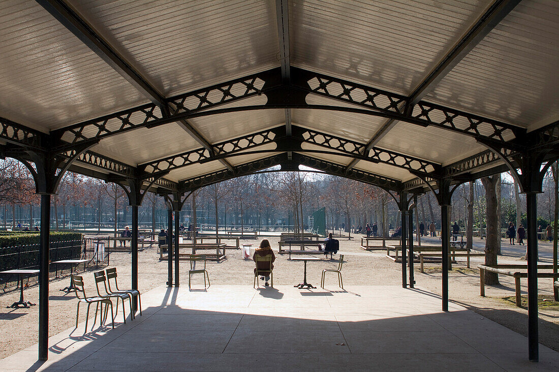 France,Paris,75,6th arrondissement,Jardin du Luxembourg,winter