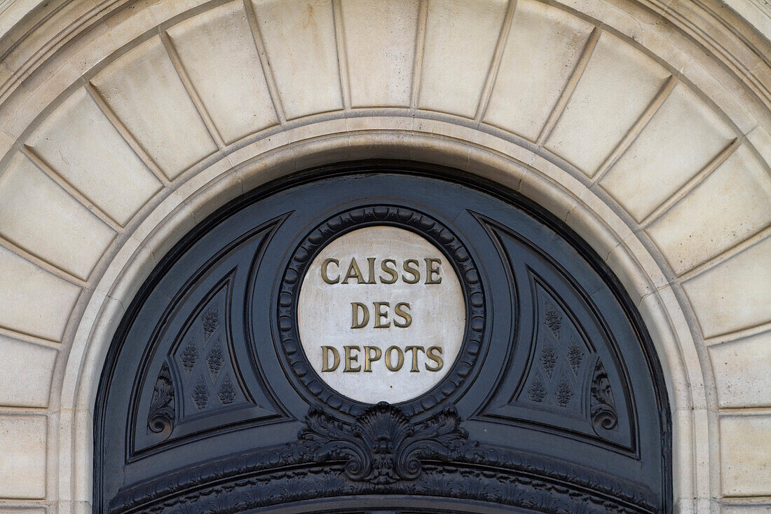 Frankreich,Paris,75,7. Arrondissement,Quai Anatole France,Caisse des depots et consignations (Hinterlegungs- und Konsignationskasse)