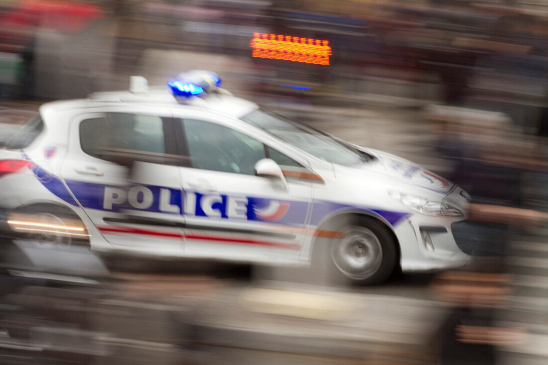 Frankreich,Paris,75,4.Arrondissement,Quai de l'Hotel de Ville,Polizei