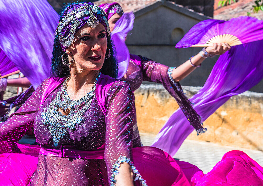 Spain,Rioja,Medieval Days of Briones (festival declared of national tourist interest),dancer